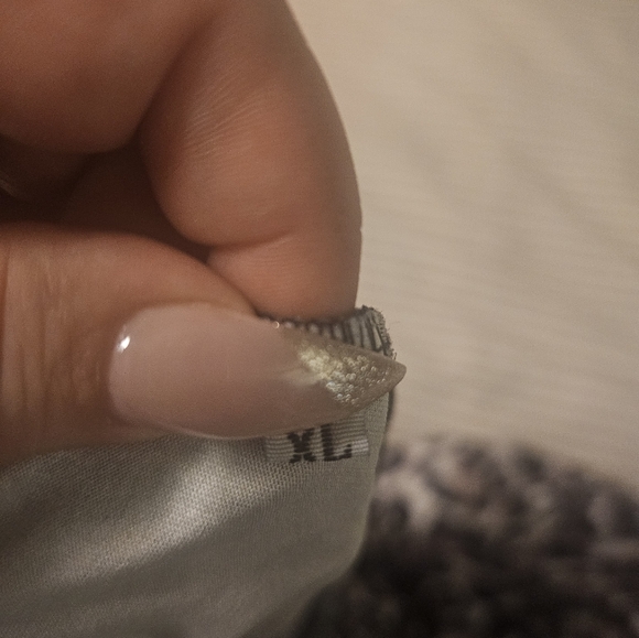 Women Leopard Print PEEK A BOO Knee LACE Pants Lightweight Xl - Picture 5 of 5